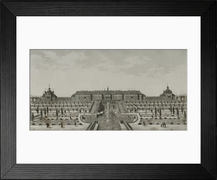 Framed Print : Peterhof Palace near Saint Petersburg, Russia, 1839. Creator: Augustin Francois Lemaitre Framed Print : Peterhof Palace near Saint Petersburg, Russia, 1839. Creator: Augustin Francois Lemaitre