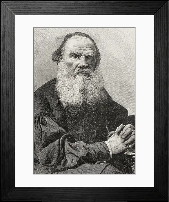 Framed Print : Leo Tolstoy, (1828-1910), Russian writer, 1898. Creator: Arturo Carretero y Sanchez Framed Print : Leo Tolstoy, (1828-1910), Russian writer, 1898. Creator: Arturo Carretero y Sanchez