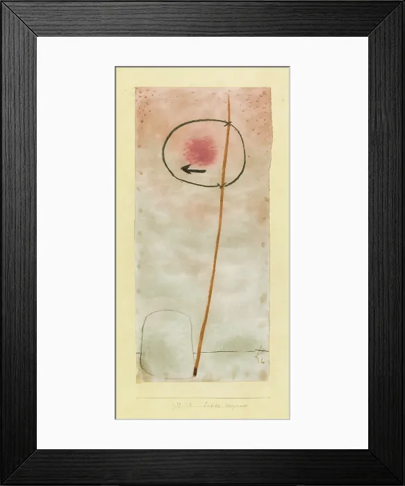 Framed Print : Unstable Signpost, 1937. Creator: Klee, Paul (1879-1940) Framed Print : Unstable Signpost, 1937. Creator: Klee, Paul (1879-1940)