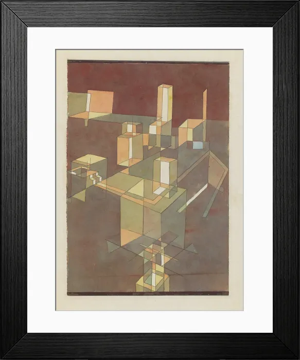 Framed Print : Italian City, 1928. Creator: Klee, Paul (1879-1940) Framed Print : Italian City, 1928. Creator: Klee, Paul (1879-1940)