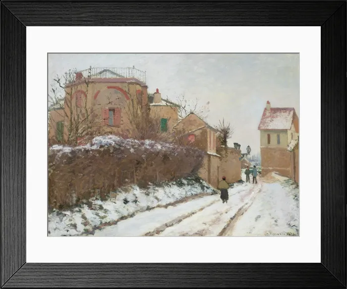 Framed Print : Rue de la Citadelle, Pontoise, 1873. Creator: Pissarro, Camille (1830-1903) Framed Print : Rue de la Citadelle, Pontoise, 1873. Creator: Pissarro, Camille (1830-1903)
