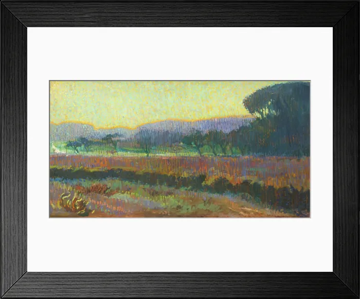 Framed Print : Valley with trees, 1910. Creator: Gestel, Leo (1881-1941) Framed Print : Valley with trees, 1910. Creator: Gestel, Leo (1881-1941)