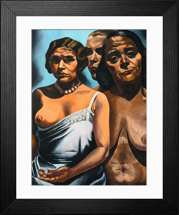 Framed Print : Female Figures, 1931-1932. Creator: Toorop, Charley (1891-1955) Framed Print : Female Figures, 1931-1932. Creator: Toorop, Charley (1891-1955)