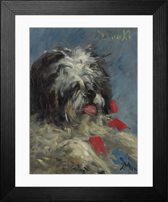 Framed Print : Head of the dog 'Donki', 1876. Creator: Manet, Edouard (1832-1883) Framed Print : Head of the dog 'Donki', 1876. Creator: Manet, Edouard (1832-1883)