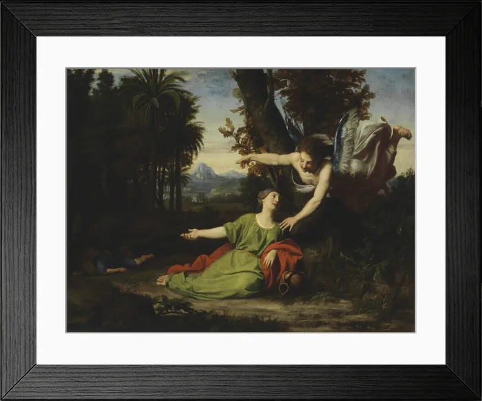Framed Print : Hagar In The Desert, c1683-1685. Creator: Colombel, Nicolas (c. 1644-1717) Framed Print : Hagar In The Desert, c1683-1685. Creator: Colombel, Nicolas (c. 1644-1717)