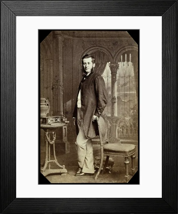 Framed Print : Sir Clements Robert Markham. Creator: Unknown Framed Print : Sir Clements Robert Markham. Creator: Unknown