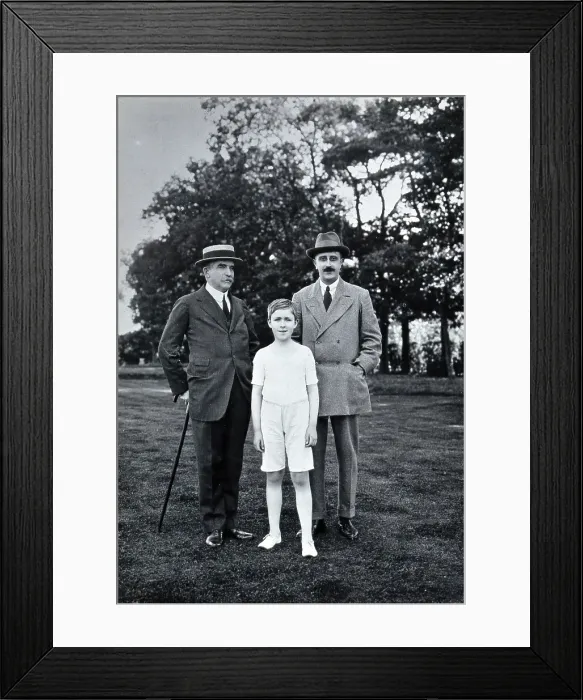 Framed Print : Henry Solomon Wellcome, Henry Mounteney Wellcome and the latter's tutor GS Farnfield Framed Print : Henry Solomon Wellcome, Henry Mounteney Wellcome and the latter's tutor GS Farnfield