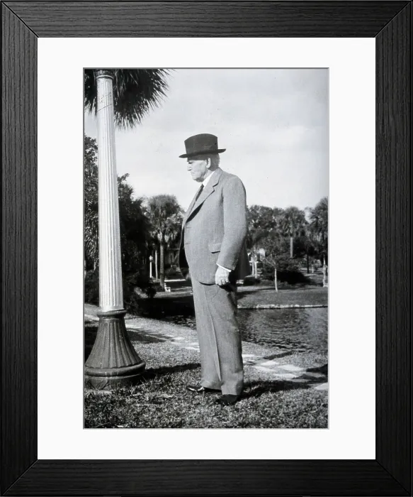 Framed Print : Henry Solomon Wellcome. Creator: Unknown Framed Print : Henry Solomon Wellcome. Creator: Unknown