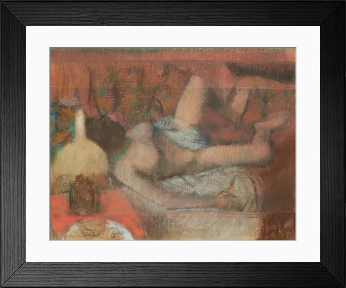 Framed Print : Femme nue couchee, c1889. Creator: Degas, Edgar (1834-1917) Framed Print : Femme nue couchee, c1889. Creator: Degas, Edgar (1834-1917)