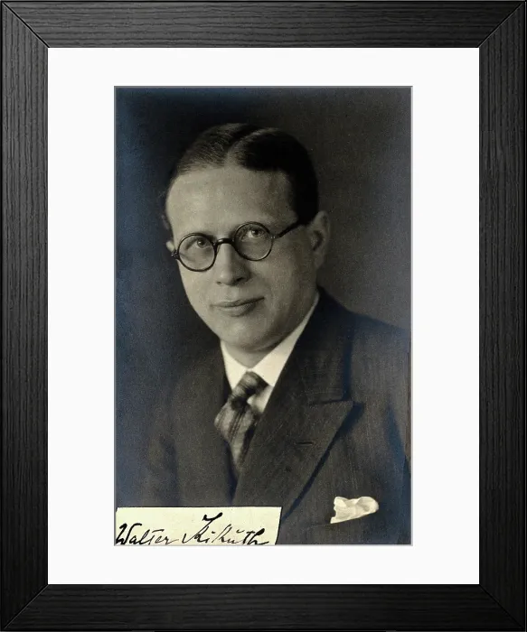 Framed Print : Walter Kikuth. Creator: Unknown Framed Print : Walter Kikuth. Creator: Unknown