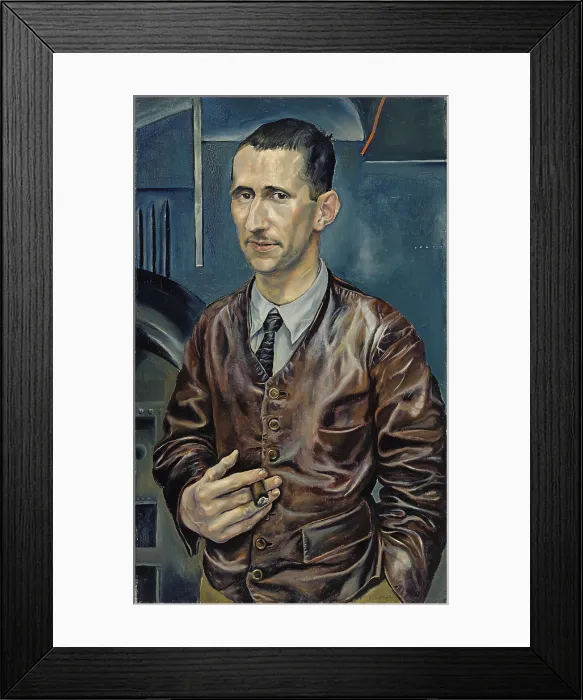 Framed Print : Portrait of Bertolt Brecht, c1926. Creator: Schlichter, Rudolf (1890-1955) Framed Print : Portrait of Bertolt Brecht, c1926. Creator: Schlichter, Rudolf (1890-1955)