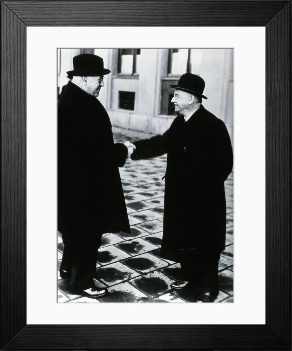Framed Print : Sir Henry Hallett Dale and Otto Loewi. Creator: Unknown Framed Print : Sir Henry Hallett Dale and Otto Loewi. Creator: Unknown