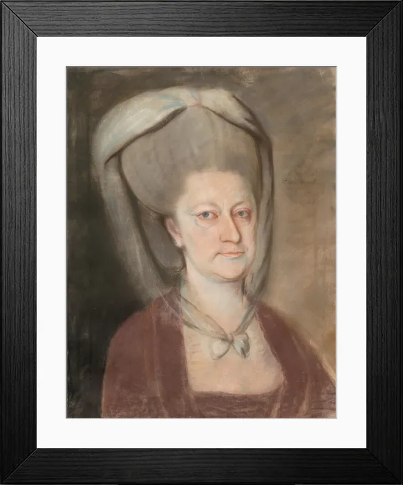 Framed Print : Portrait of Countess Anna Maria Erdody (1779-1837), First quarter of 19th cen.. Creator: Anonymous Framed Print : Portrait of Countess Anna Maria Erdody (1779-1837), First quarter of 19th cen.. Creator: Anonymous