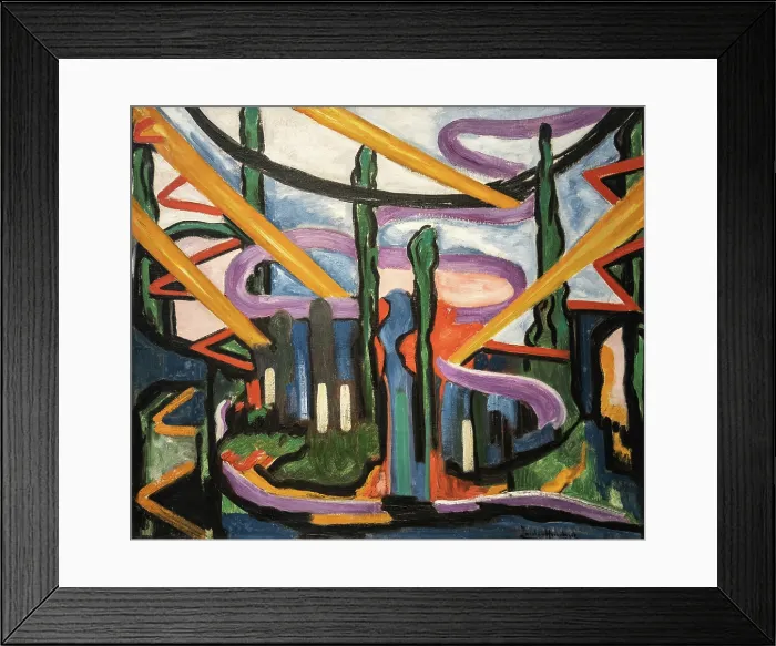 Framed Print : Painting no. 86, 1918. Creator: Heemskerck, Jacoba van (1876-1923) Framed Print : Painting no. 86, 1918. Creator: Heemskerck, Jacoba van (1876-1923)