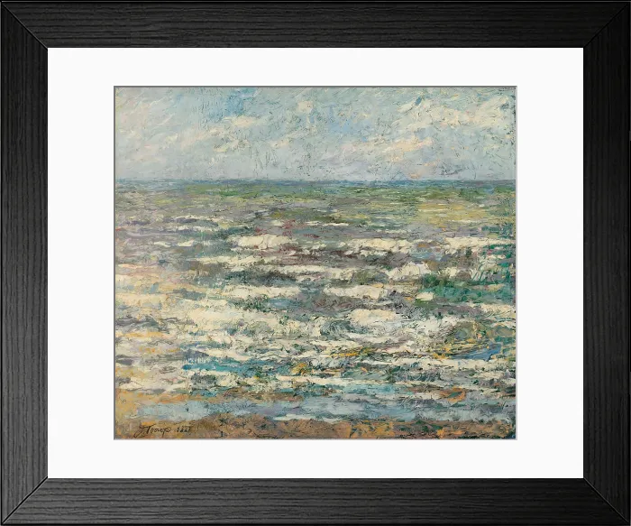 Framed Print : The sea, 1887. Creator: Toorop, Jan (1858-1928) Framed Print : The sea, 1887. Creator: Toorop, Jan (1858-1928)