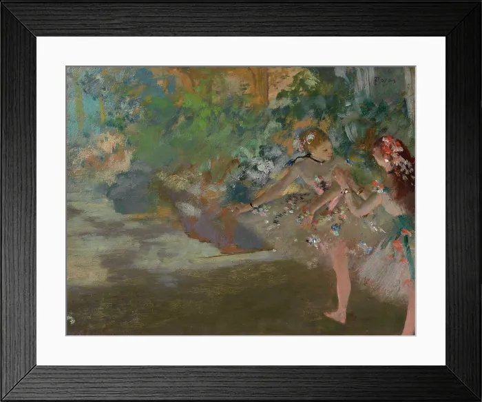 Framed Print : Two Dancers on a Stage, c1880. Creator: Degas, Edgar (1834-1917) Framed Print : Two Dancers on a Stage, c1880. Creator: Degas, Edgar (1834-1917)