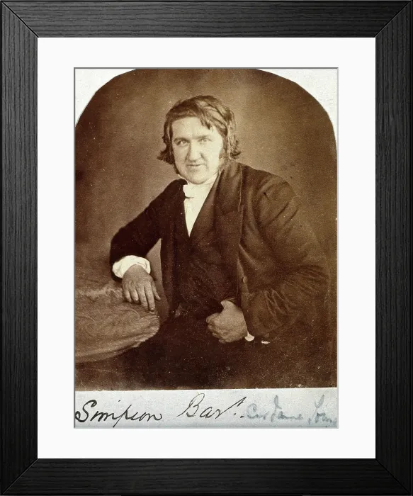 Framed Print : Sir James Young Simpson. Creator: J. G. Tunny Framed Print : Sir James Young Simpson. Creator: J. G. Tunny