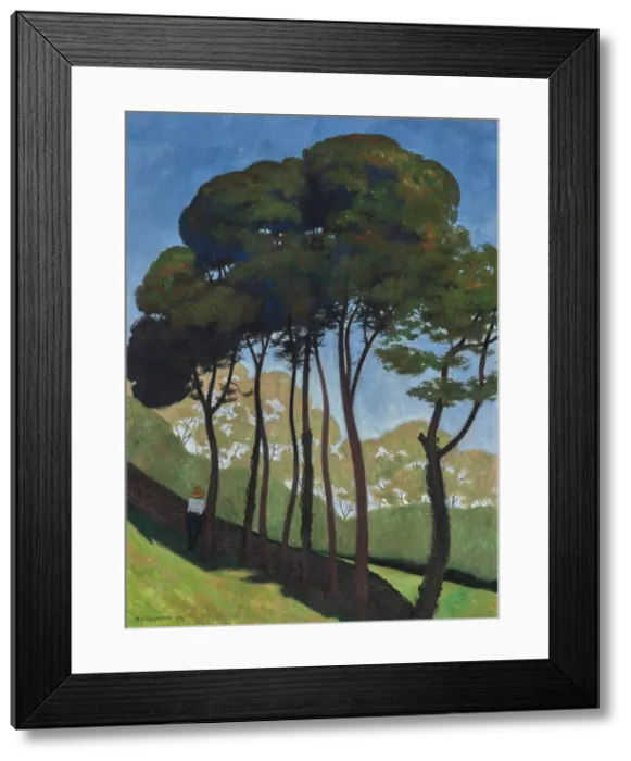 Framed Print : Les Grands Arbres, environs d'Honfleur, 1909. Creator: Vallotton, Felix Edouard (1865-1925). Les Grands Arbres, environs d'Honfleur, 1909 Framed Print : Les Grands Arbres, environs d'Honfleur, 1909. Creator: Vallotton, Felix Edouard (1865-1925). Les Grands Arbres, environs d'Honfleur, 1909