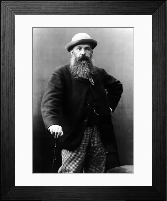 Framed Print : Portrait of the painter Claude Monet, 1887. Creator: Nadar, Paul (1856-1939) Framed Print : Portrait of the painter Claude Monet, 1887. Creator: Nadar, Paul (1856-1939)