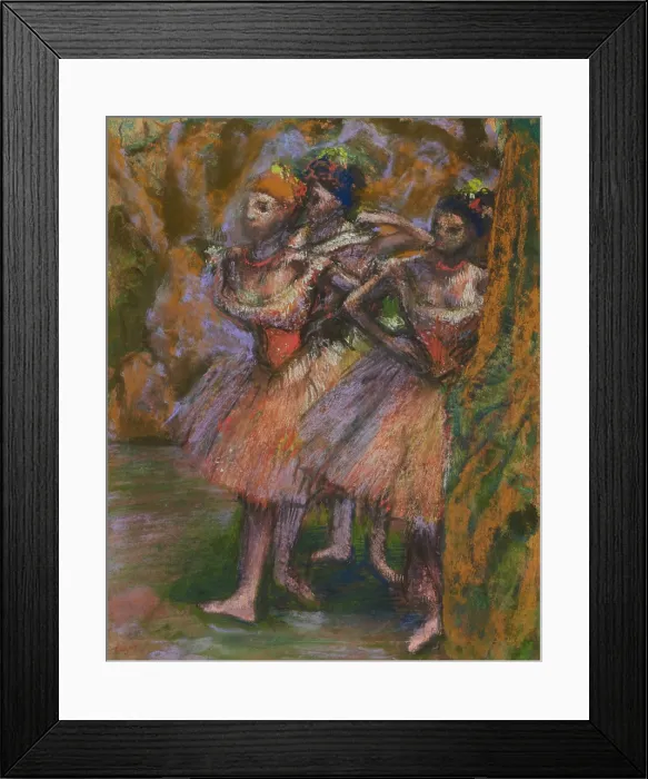 Framed Print : Three Dancers (Trois danseuses), c1904-1906. Creator: Degas, Edgar (1834-1917) Framed Print : Three Dancers (Trois danseuses), c1904-1906. Creator: Degas, Edgar (1834-1917)
