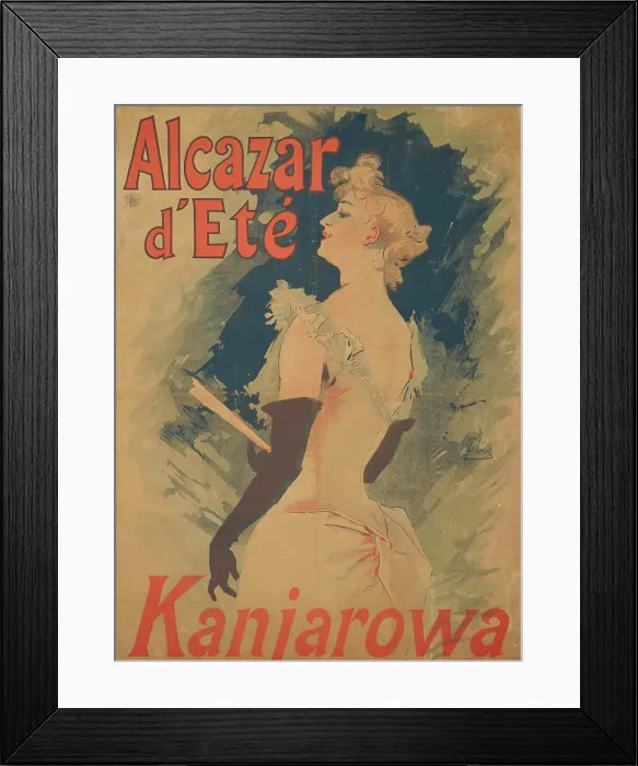 Framed Print : Alcazar d'Ete. Kanjarowa, c1891. Creator: Cheret, Jules (1836-1932). Alcazar d'Ete. Kanjarowa, c1891. Creator: Cheret, Jules (1836-1932) Framed Print : Alcazar d'Ete. Kanjarowa, c1891. Creator: Cheret, Jules (1836-1932). Alcazar d'Ete. Kanjarowa, c1891. Creator: Cheret, Jules (1836-1932)