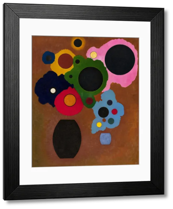 Framed Print : Black Increasing, 1927. Creator: Kandinsky, Wassily Vasilyevich (1866-1944) Framed Print : Black Increasing, 1927. Creator: Kandinsky, Wassily Vasilyevich (1866-1944)