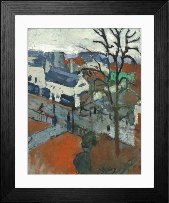 Framed Print : Chatou sous la pluie (Chatou in the rain), c1901. Creator: Derain, Andre (1880-1954) Framed Print : Chatou sous la pluie (Chatou in the rain), c1901. Creator: Derain, Andre (1880-1954)