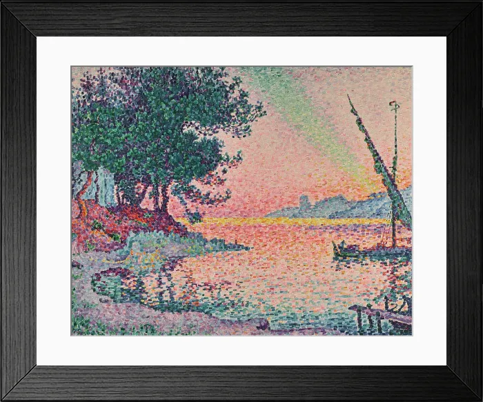 Framed Print : Saint-Tropez. Le rayon vert, 1906. Creator: Signac, Paul (1863-1935) Framed Print : Saint-Tropez. Le rayon vert, 1906. Creator: Signac, Paul (1863-1935)