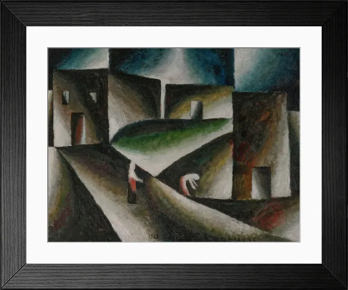 Framed Print : Ascetic Landscape II, 1922. Creator: Segal, Arthur (1875-1944) Framed Print : Ascetic Landscape II, 1922. Creator: Segal, Arthur (1875-1944)
