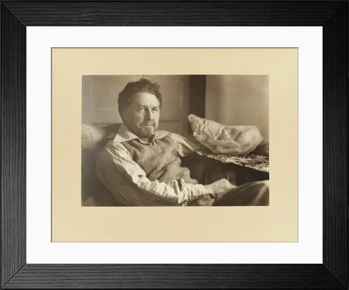 Framed Print : Ezra Pound, 1939. Creator: Genthe, Arnold (1869-1942) Framed Print : Ezra Pound, 1939. Creator: Genthe, Arnold (1869-1942)
