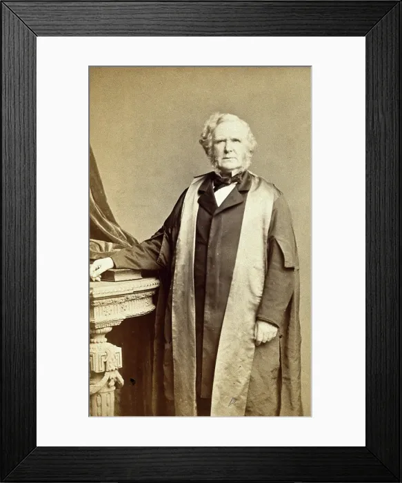 Framed Print : Sir William James Erasmus Wilson. Creator: E Moira Framed Print : Sir William James Erasmus Wilson. Creator: E Moira