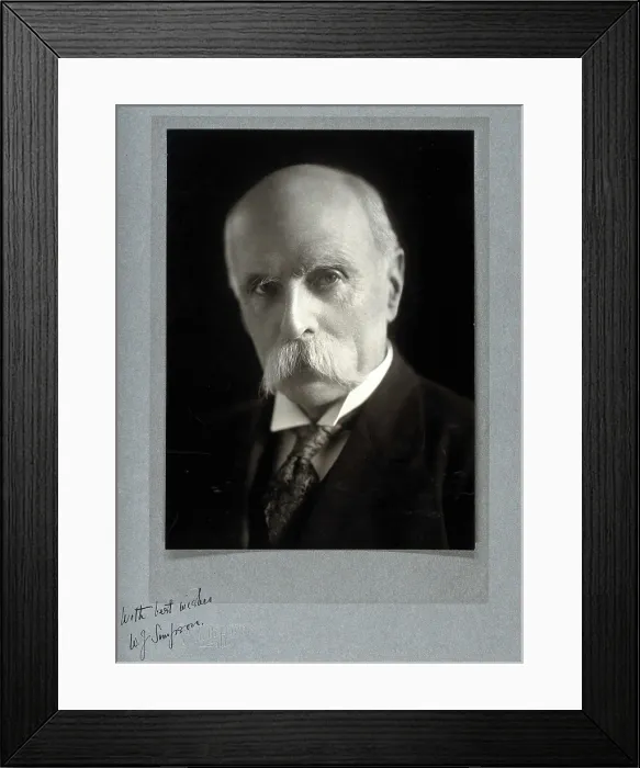 Framed Print : Sir William John Ritchie Simpson. Creator: Claude Harris