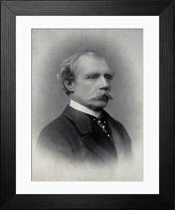 Framed Print : Sir Charles Brooke, Rajah of Sarawak. Creator: Alexander Bassano Framed Print : Sir Charles Brooke, Rajah of Sarawak. Creator: Alexander Bassano