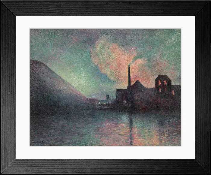 Framed Print : Couillet, The Night, 1896. Creator: Luce, Maximilien (1858-1941) Framed Print : Couillet, The Night, 1896. Creator: Luce, Maximilien (1858-1941)