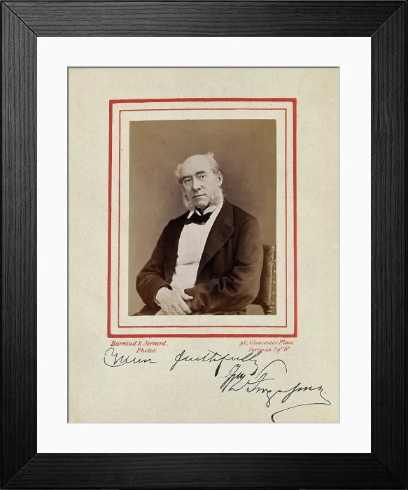 Framed Print : Sir William Fergusson, 1876. Creator: Barraud & Jerrard Framed Print : Sir William Fergusson, 1876. Creator: Barraud & Jerrard