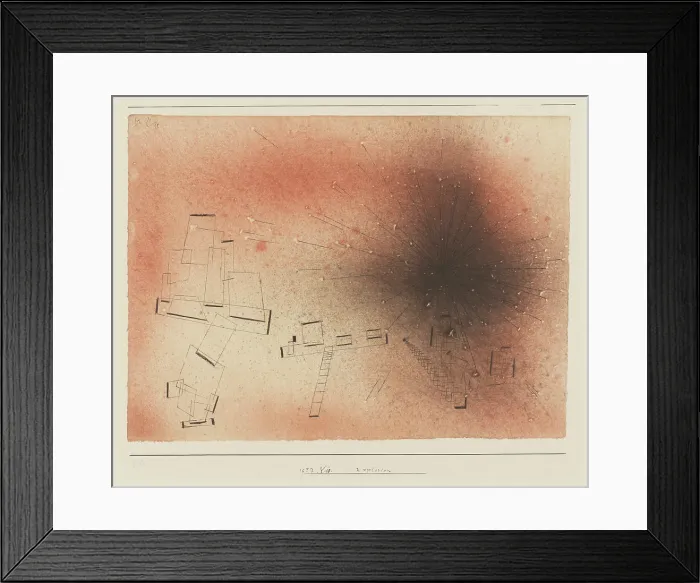Framed Print : Explosion, 1927. Creator: Klee, Paul (1879-1940) Framed Print : Explosion, 1927. Creator: Klee, Paul (1879-1940)