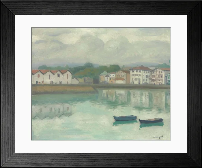 Framed Print : Port de Ciboure, Saint-Jean-de-Luz, 1927. Creator: Marquet, Pierre-Albert (1875-1947) Framed Print : Port de Ciboure, Saint-Jean-de-Luz, 1927. Creator: Marquet, Pierre-Albert (1875-1947)