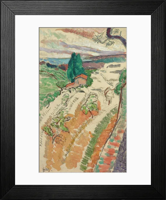 Framed Print : Paysage, St. Tropez, c1904. Creator: Matisse, Henri (1869-1954) Framed Print : Paysage, St. Tropez, c1904. Creator: Matisse, Henri (1869-1954)