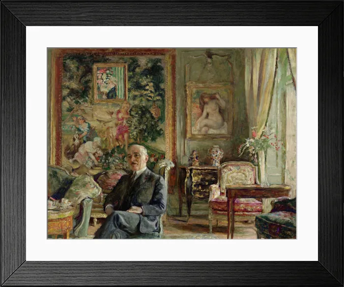 Framed Print : Portrait of Jean Laroche (1866-1935), 1925-1926. Creator: Vuillard, Edouard (1868-1940) Framed Print : Portrait of Jean Laroche (1866-1935), 1925-1926. Creator: Vuillard, Edouard (1868-1940)