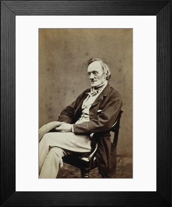 Framed Print : Sir Richard Owen. Creator: W&D Downey Framed Print : Sir Richard Owen. Creator: W&D Downey