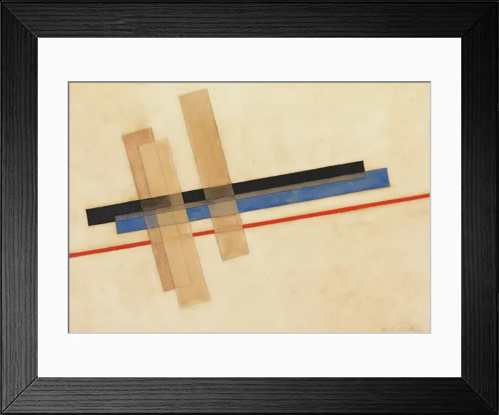 Framed Print : Composition, Early 1920s. Creator: Moholy-Nagy, Laszlo (1895-1946) Framed Print : Composition, Early 1920s. Creator: Moholy-Nagy, Laszlo (1895-1946)