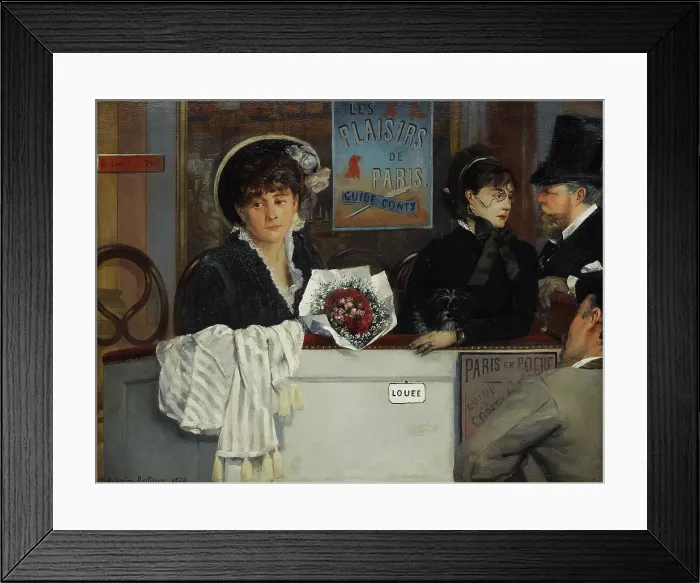 Framed Print : Les plaisirs de Paris (The pleasures of Paris), 1878. Creator: Carriere-Belleuse, Pierre (1851-1933) Framed Print : Les plaisirs de Paris (The pleasures of Paris), 1878. Creator: Carriere-Belleuse, Pierre (1851-1933)