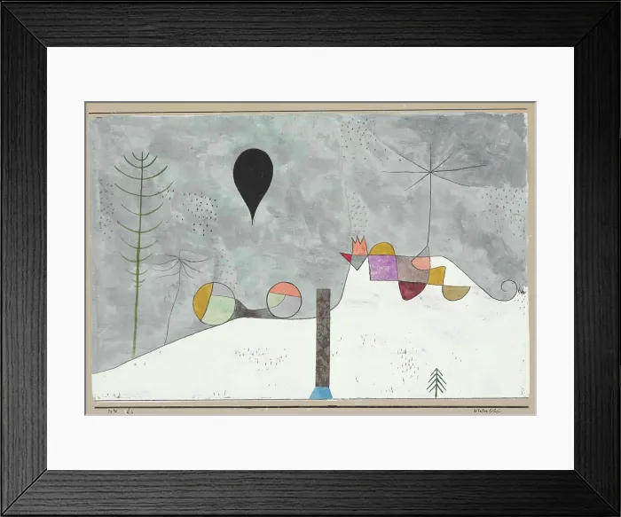 Framed Print : Winter picture, 1930. Creator: Klee, Paul (1879-1940) Framed Print : Winter picture, 1930. Creator: Klee, Paul (1879-1940)