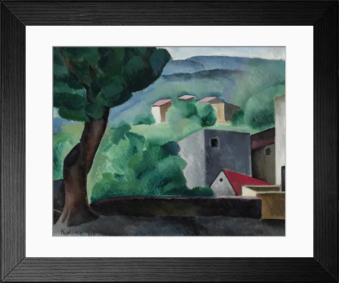 Framed Print : Paysage de Ceret, 1913. Creator: Kisling, Moise (1891-1953) Framed Print : Paysage de Ceret, 1913. Creator: Kisling, Moise (1891-1953)
