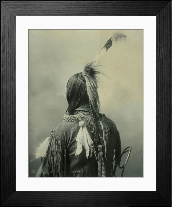 Framed Print : The back of an Omaha Indian, 1899. Creator: Frank A. Rinehart Framed Print : The back of an Omaha Indian, 1899. Creator: Frank A. Rinehart