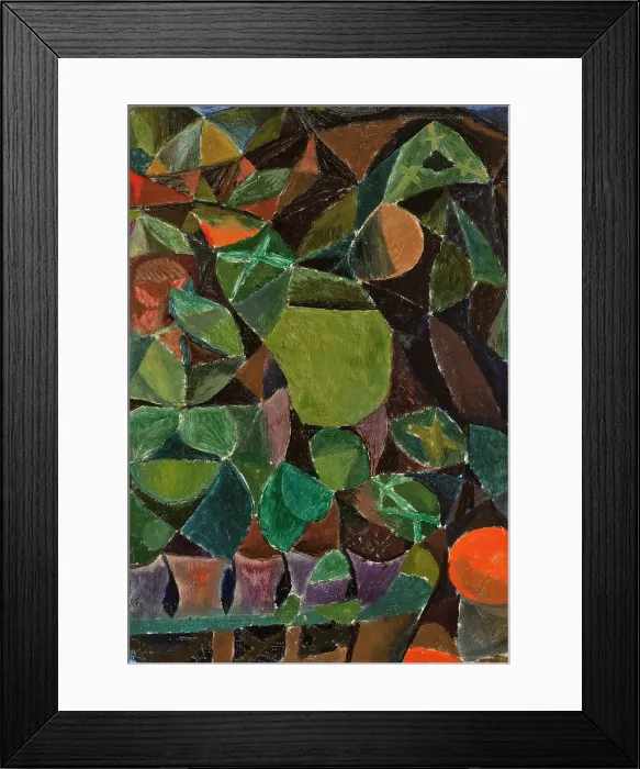 Framed Print : Flower bridge, 1913. Creator: Klee, Paul (1879-1940) Framed Print : Flower bridge, 1913. Creator: Klee, Paul (1879-1940)