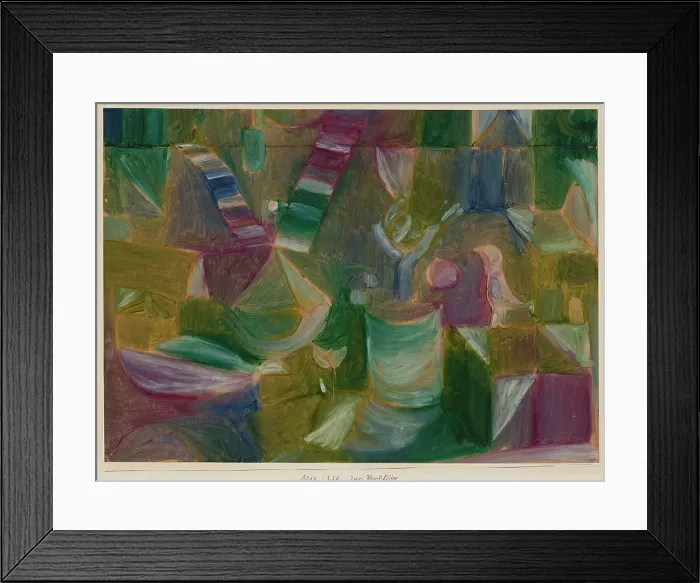 Framed Print : Two bird pictures, 1919. Creator: Klee, Paul (1879-1940) Framed Print : Two bird pictures, 1919. Creator: Klee, Paul (1879-1940)