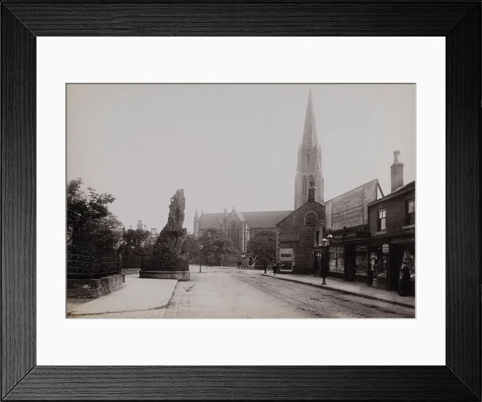 Framed Print : Headingley, Yorkshire: St Michael's Church and the Shire Oak, 1897. Creator: Francis Frith. Headingley, Yorkshire: St Michael's Church and the Shire Oak, 1897 Framed Print : Headingley, Yorkshire: St Michael's Church and the Shire Oak, 1897. Creator: Francis Frith. Headingley, Yorkshire: St Michael's Church and the Shire Oak, 1897