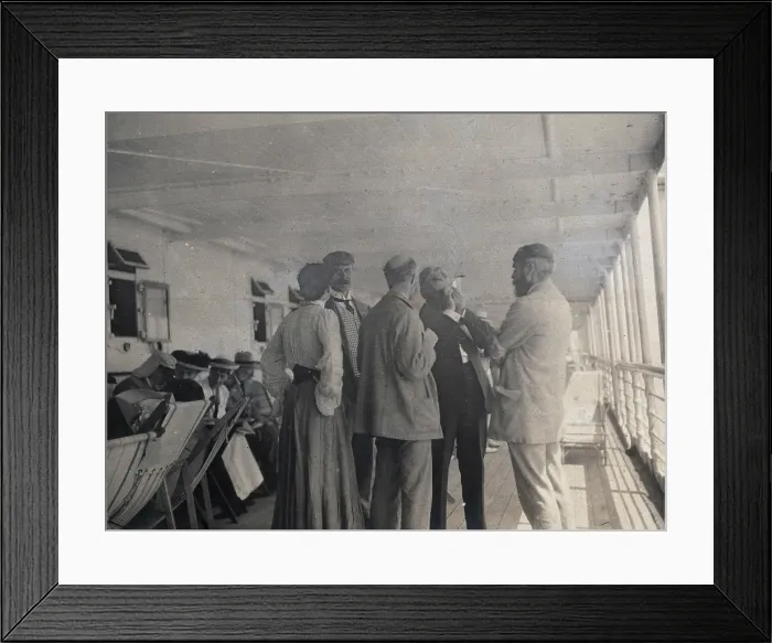 Framed Print : Members of the British Association on their way to South Africa, 1905. Creator: James Thomson Bottomley Framed Print : Members of the British Association on their way to South Africa, 1905. Creator: James Thomson Bottomley