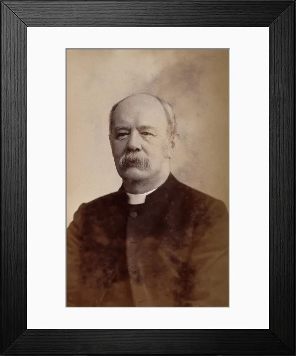 Framed Print : Unidentified clergyman, c1860s. Creator: TC Turner & Company Framed Print : Unidentified clergyman, c1860s. Creator: TC Turner & Company
